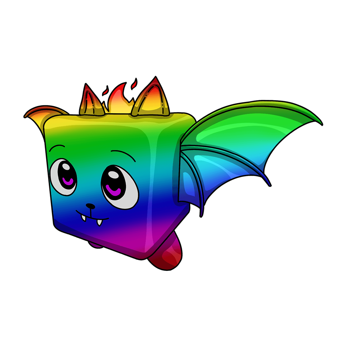 Chroma Fire Bat Pet