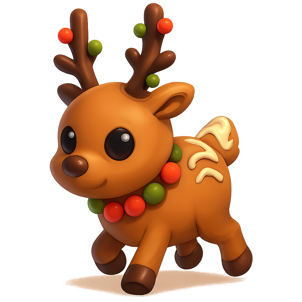NFR Gingerbread Reindeer