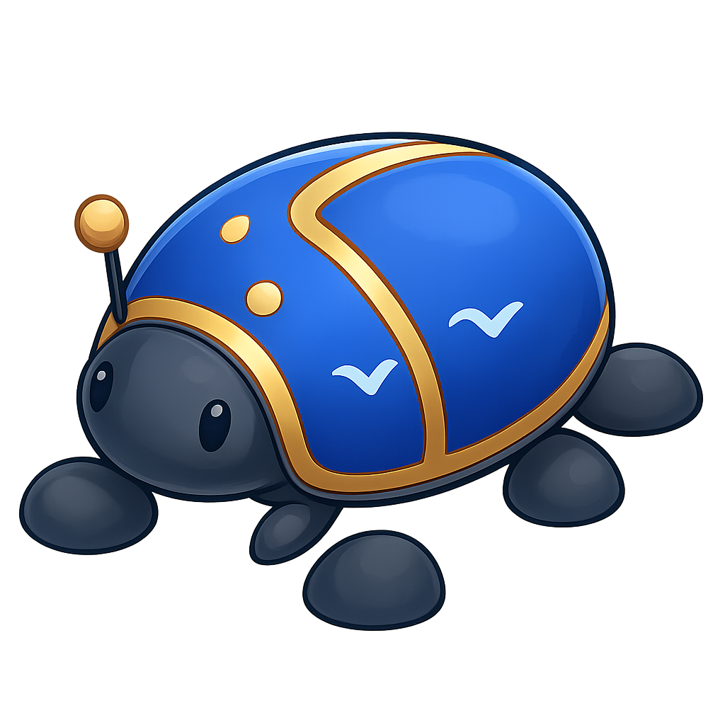 NFR Giant Blue Scarab