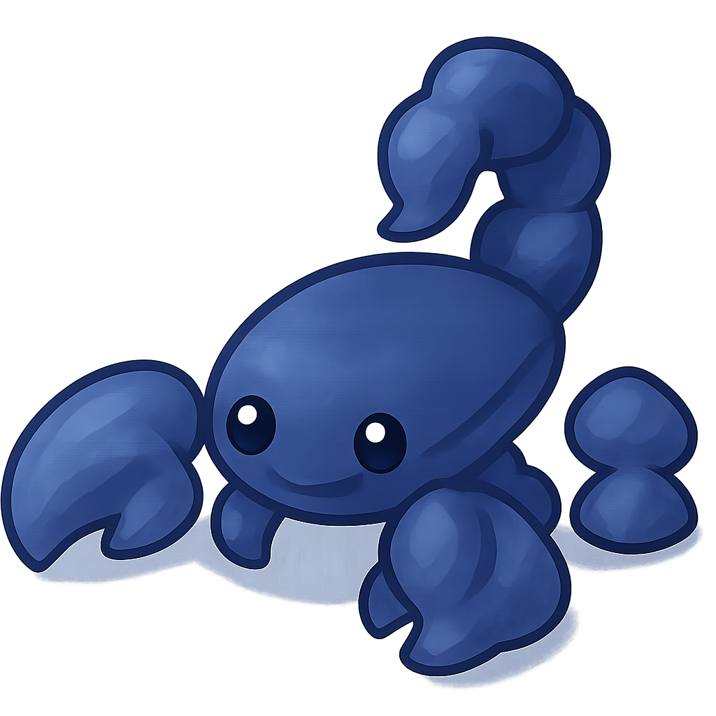 MFR Halloween Blue Scorpion