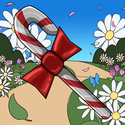 Candy Cane Knife