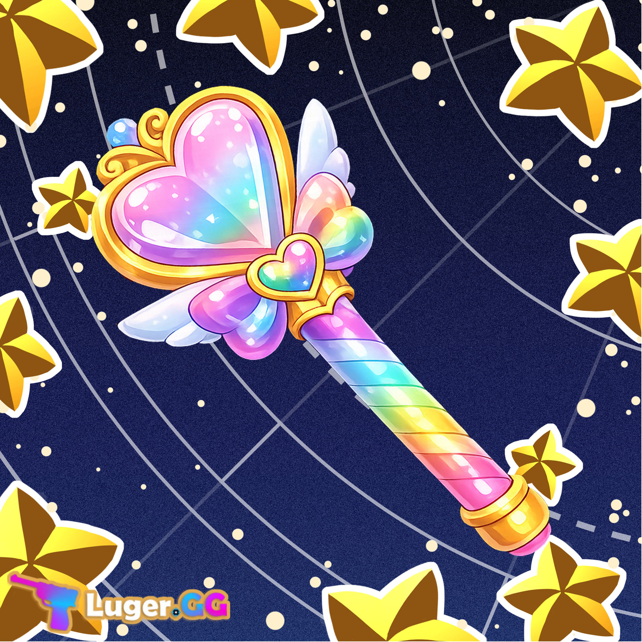 Chroma Heart Wand Knife