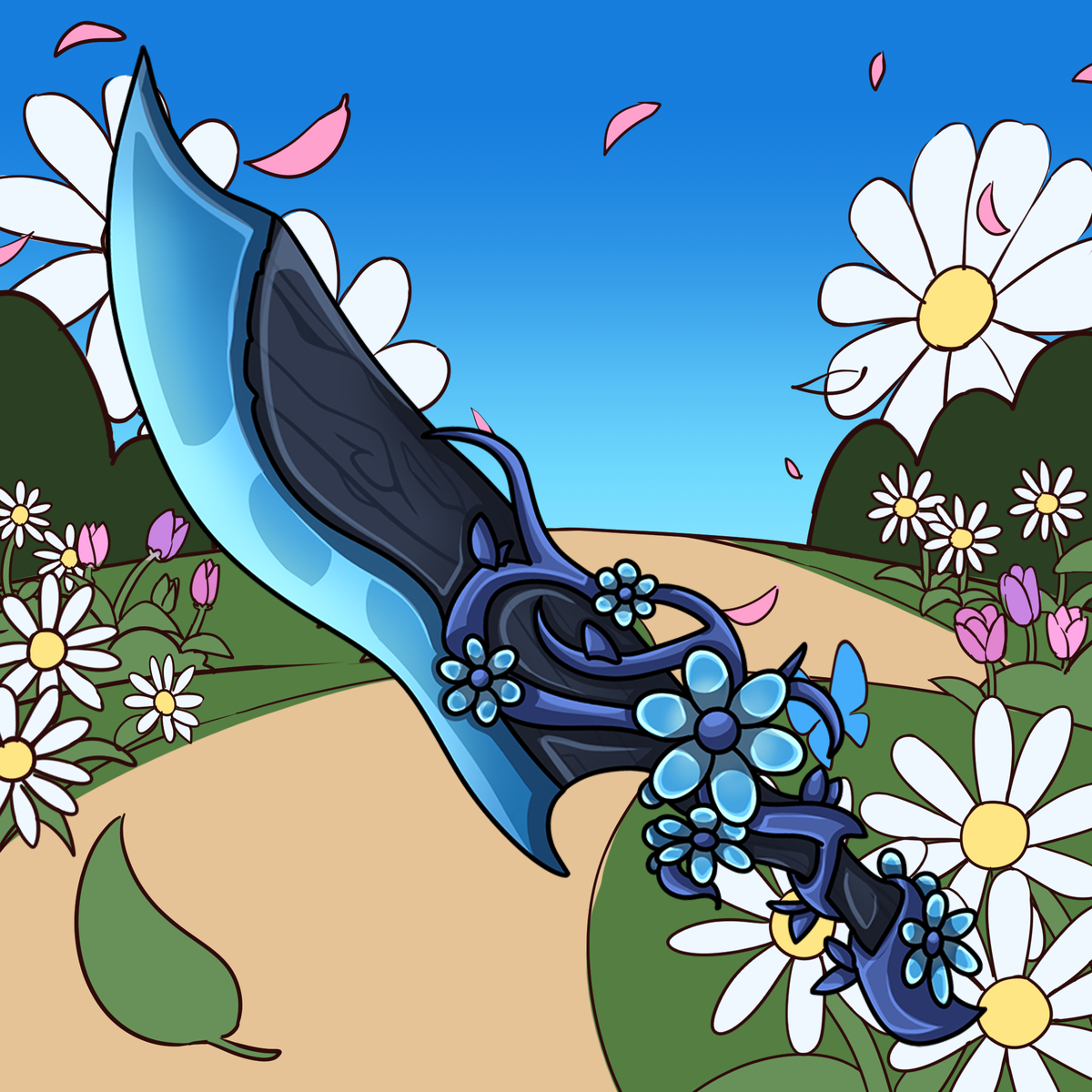Flowerwood Knife