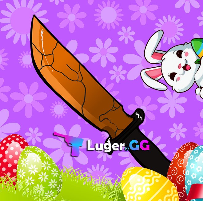 Orange Marble Knife