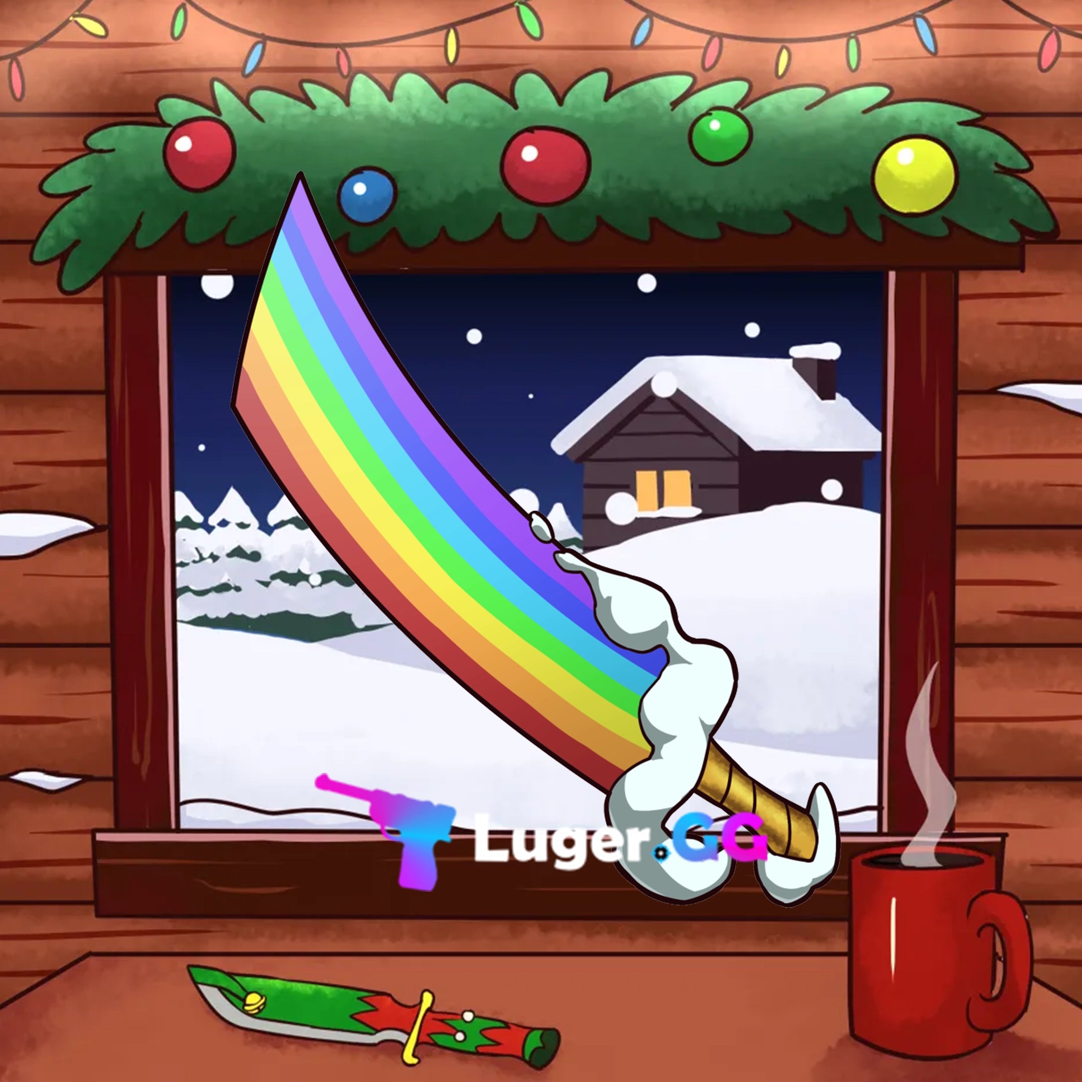Rainbow Knife