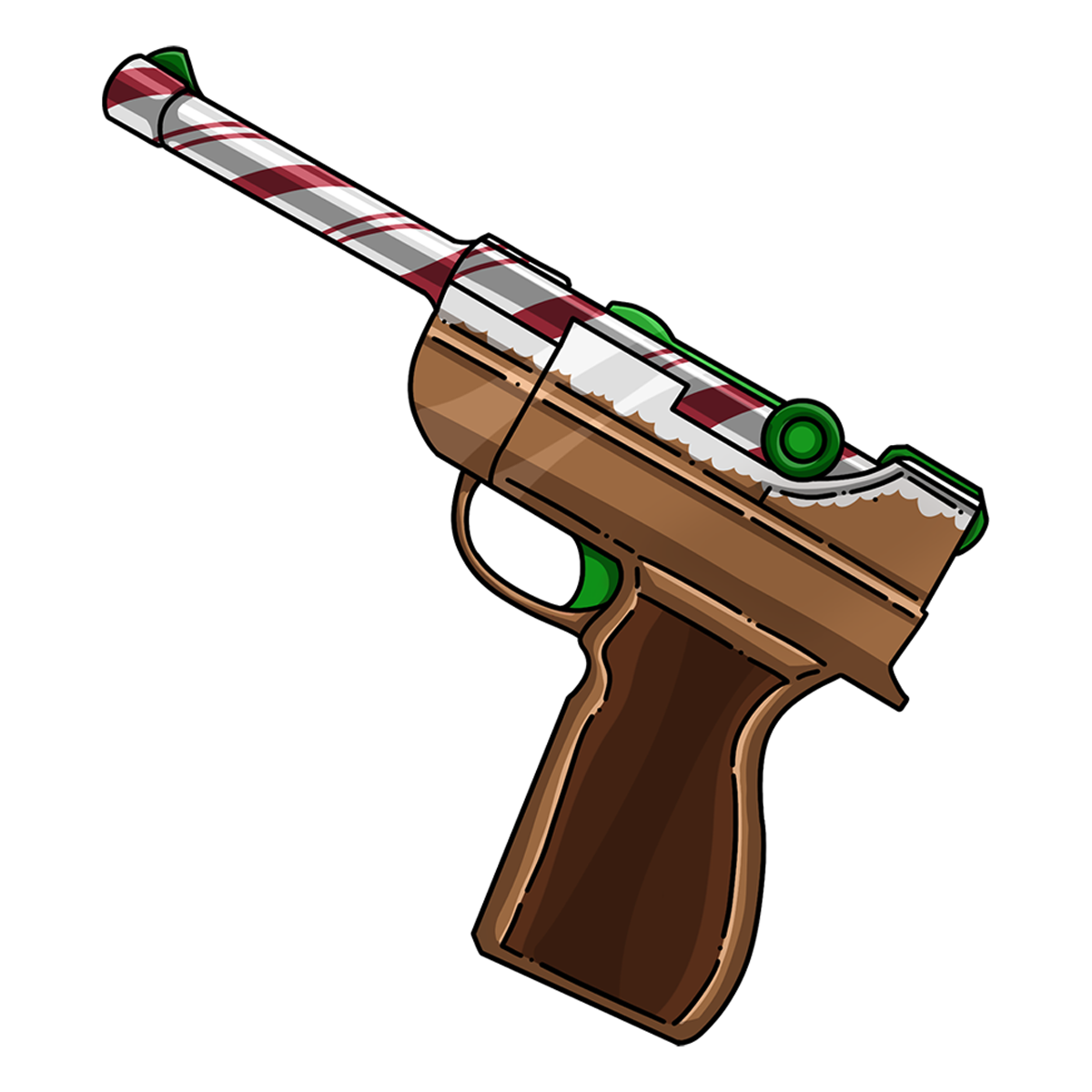 Ginger Luger Gun