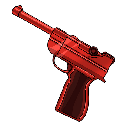Red Luger Gun