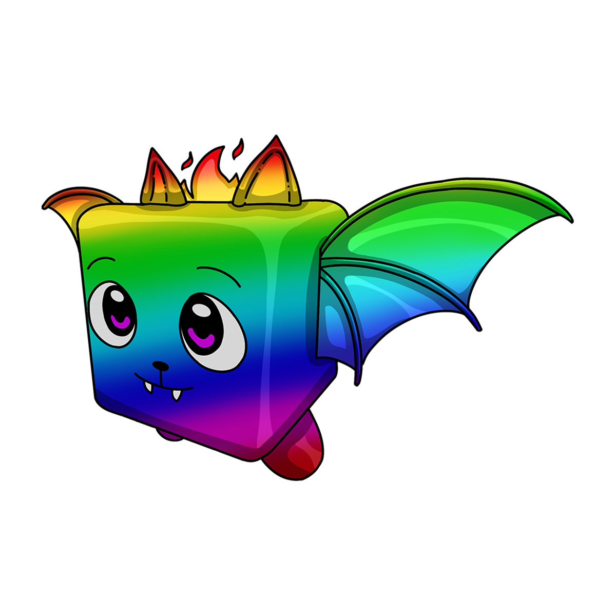 Chroma Fire Bat Pet