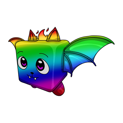 Chroma Fire Bat Pet