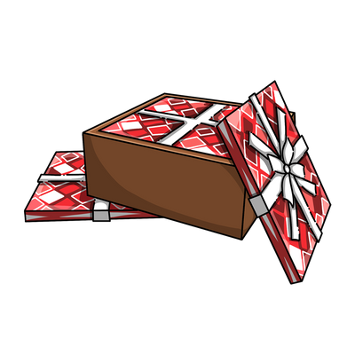 Box of Red Wrapping Paper