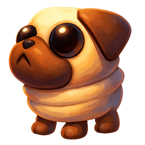 Snowball Pug