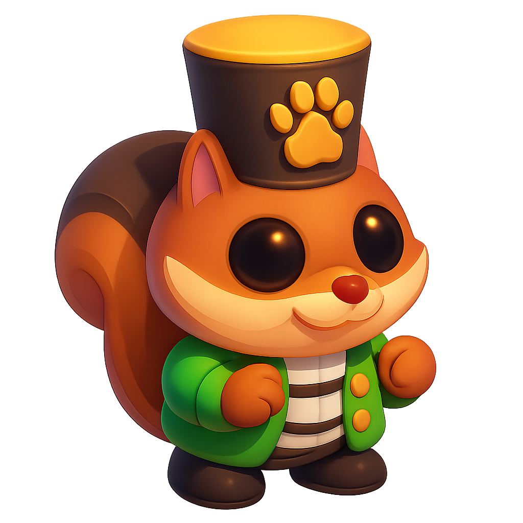 NFR Nutcracker Squirrel