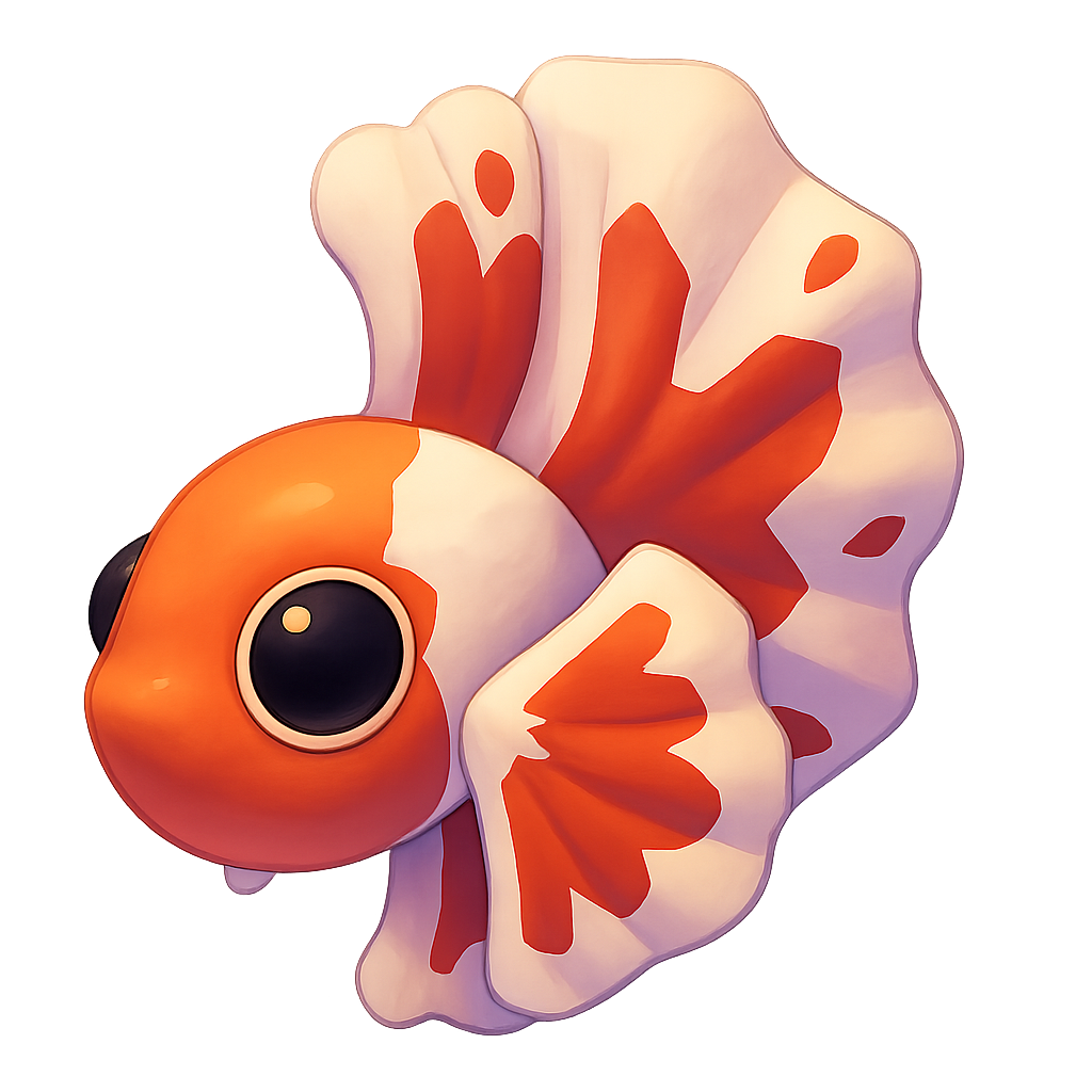 Orange Betta Fish