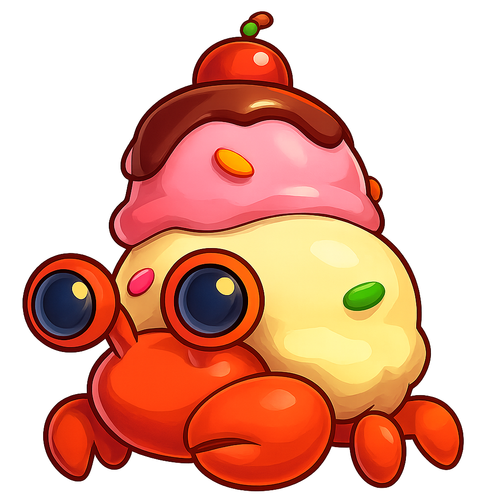 NFR Ice Cream Hermit Crab