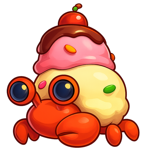NFR Ice Cream Hermit Crab