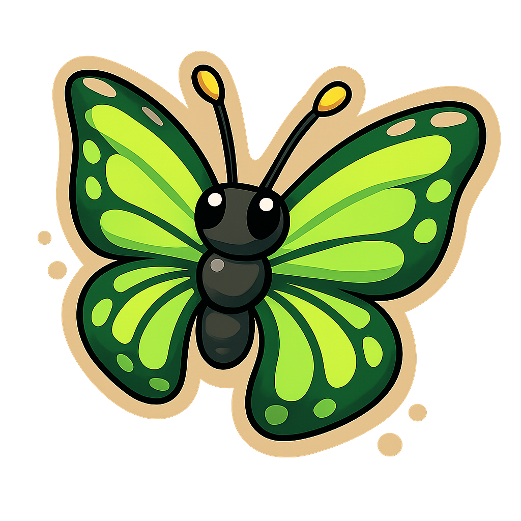 MFR Green Butterfly