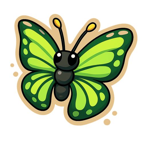 MFR Green Butterfly
