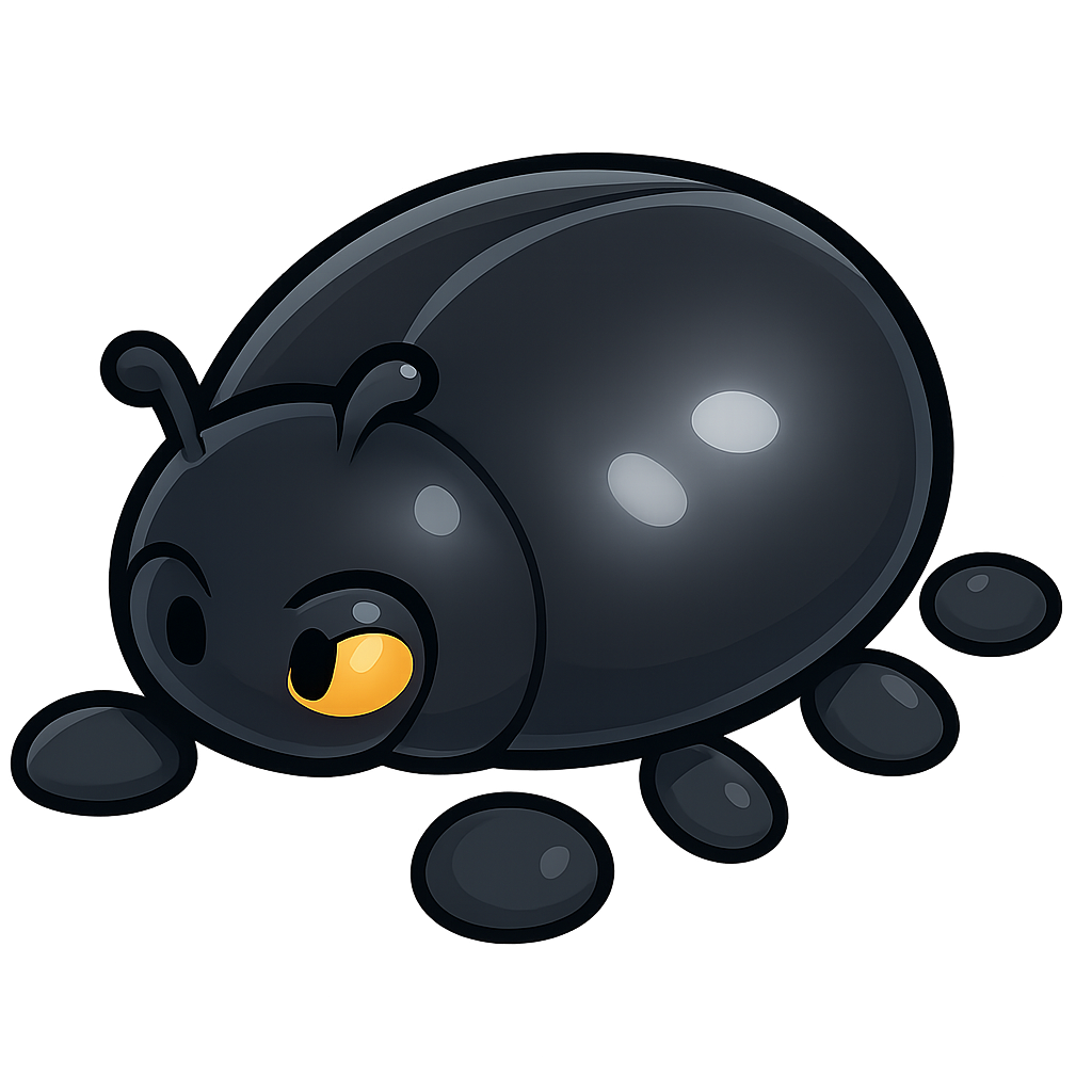 Giant Black Scarab