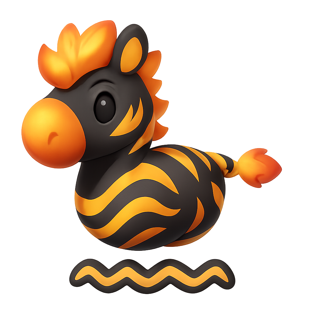 Flaming Zebra