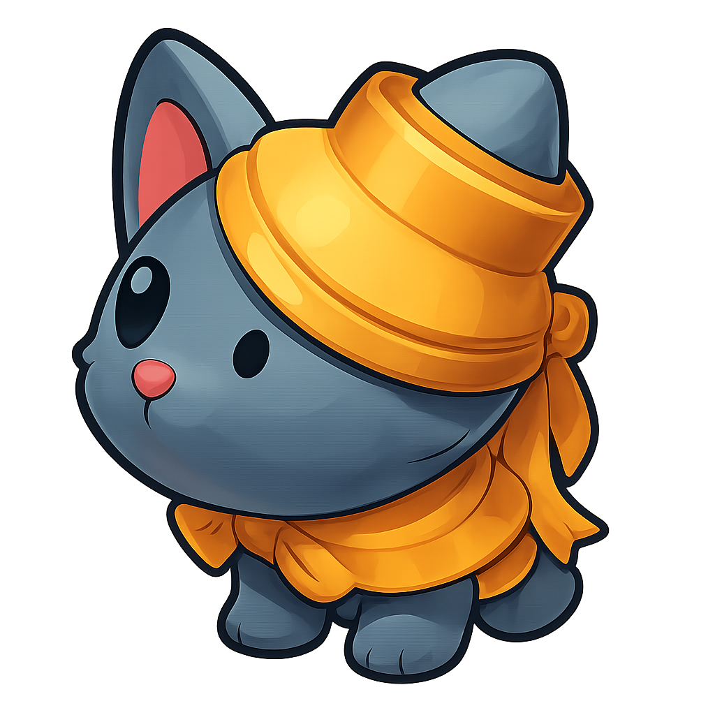 MFR Halloween Golden Mummy Cat