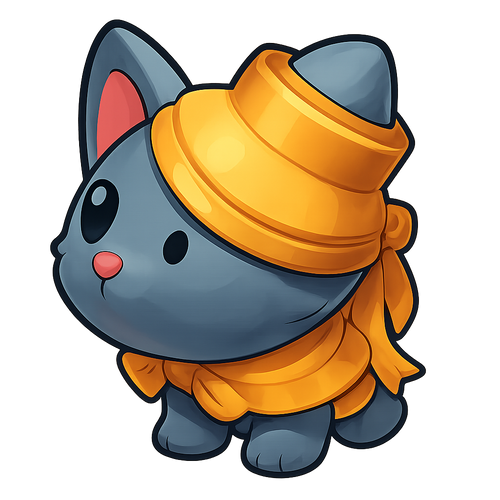 MFR Halloween Golden Mummy Cat