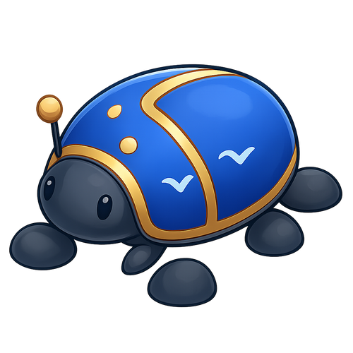 NFR Giant Blue Scarab