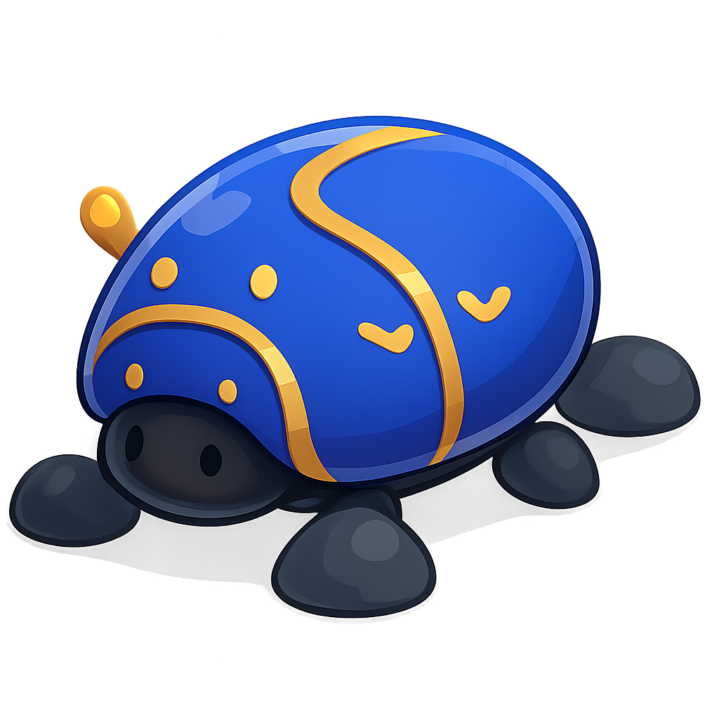 Giant Blue Scarab