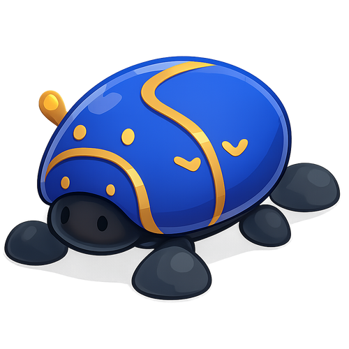 Giant Blue Scarab
