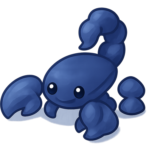 MFR Halloween Blue Scorpion
