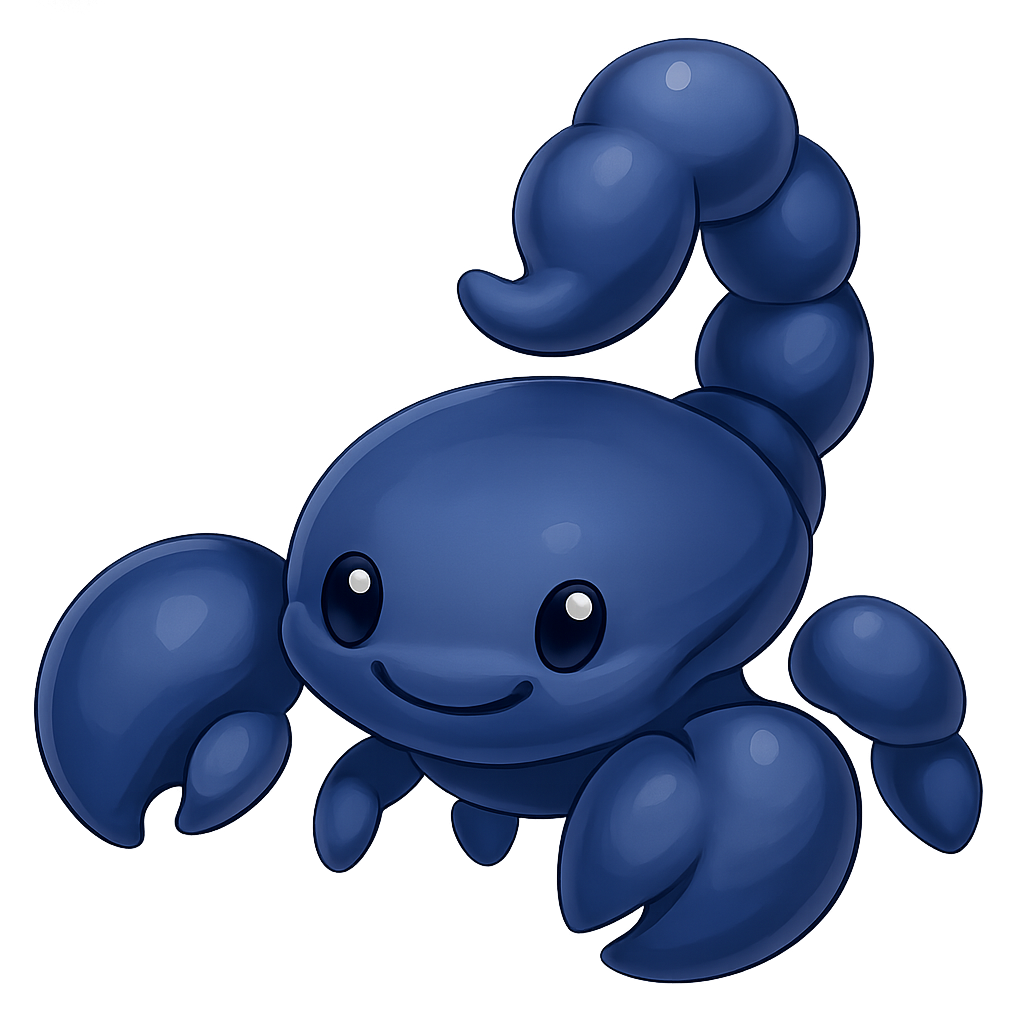 NFR Halloween Blue Scorpion