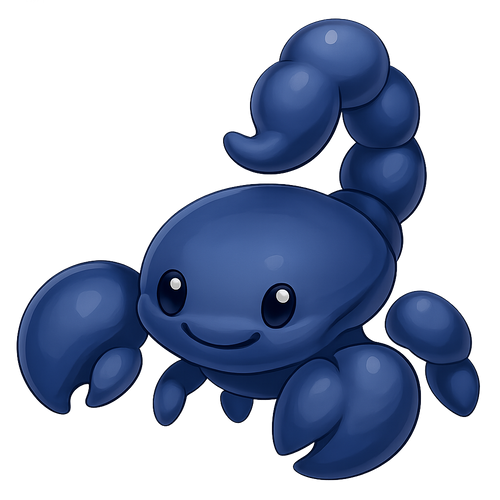 NFR Halloween Blue Scorpion