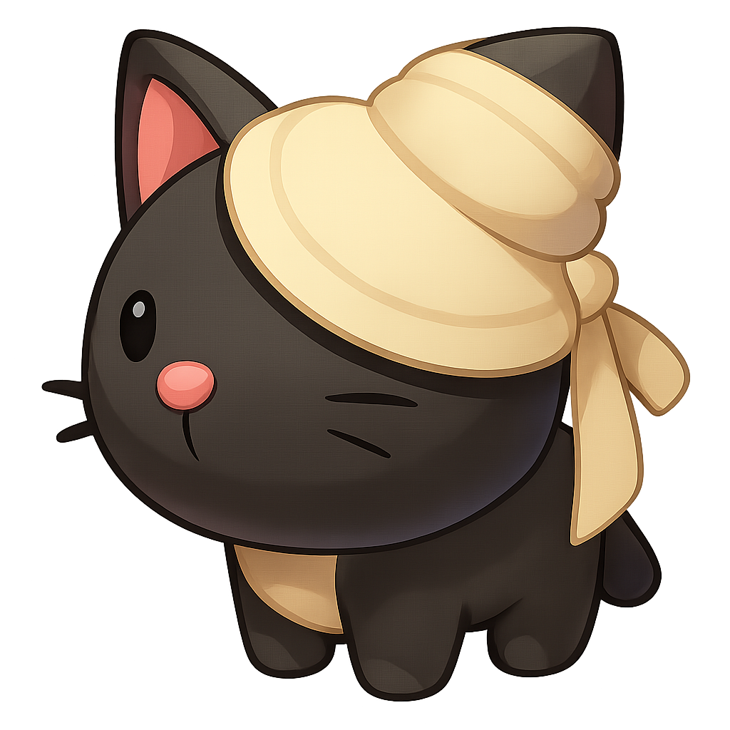 MFR Halloween Black Mummy Cat