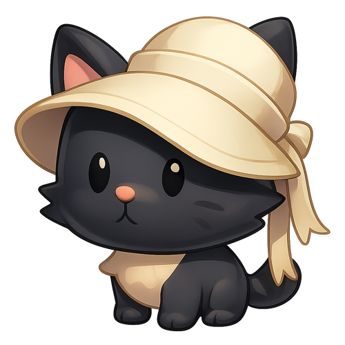 Halloween Black Mummy Cat