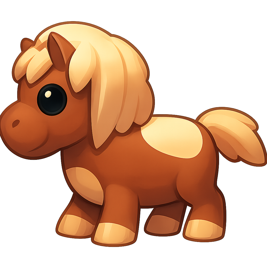 Shetland Pony Dark Brown