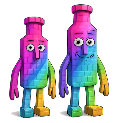 Rainbow Ketchuru and Musturu
