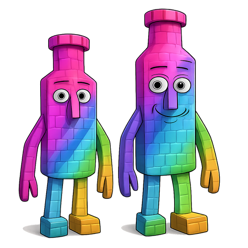 Rainbow Ketchuru and Musturu