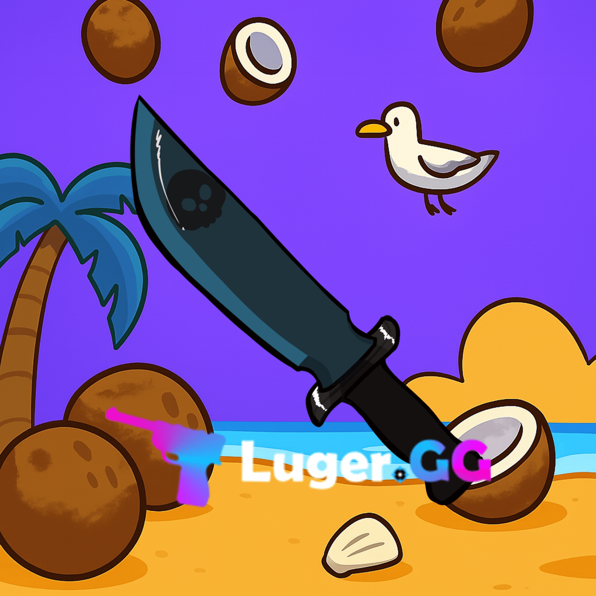 Blue Elite Knife