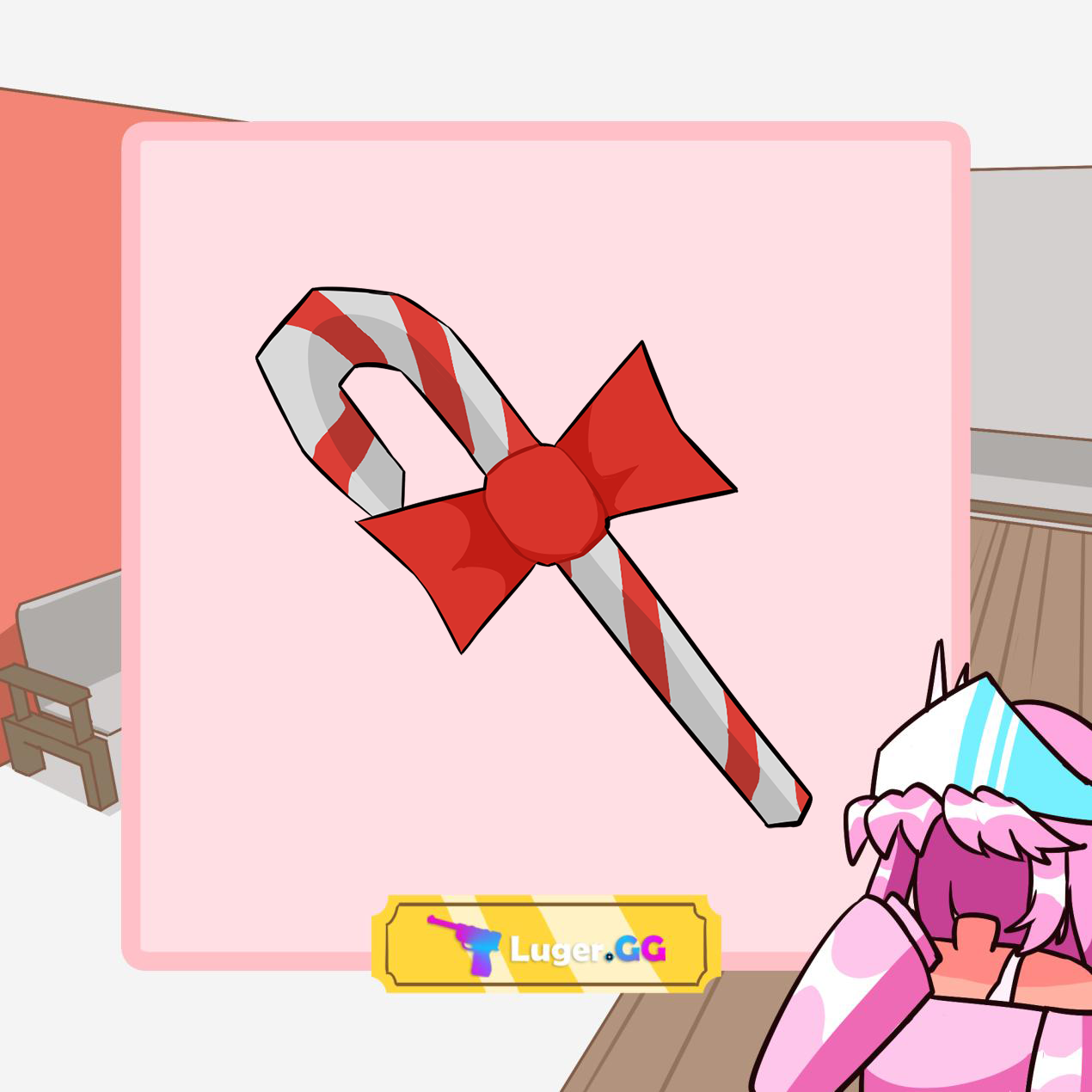 Candy Cane Knife