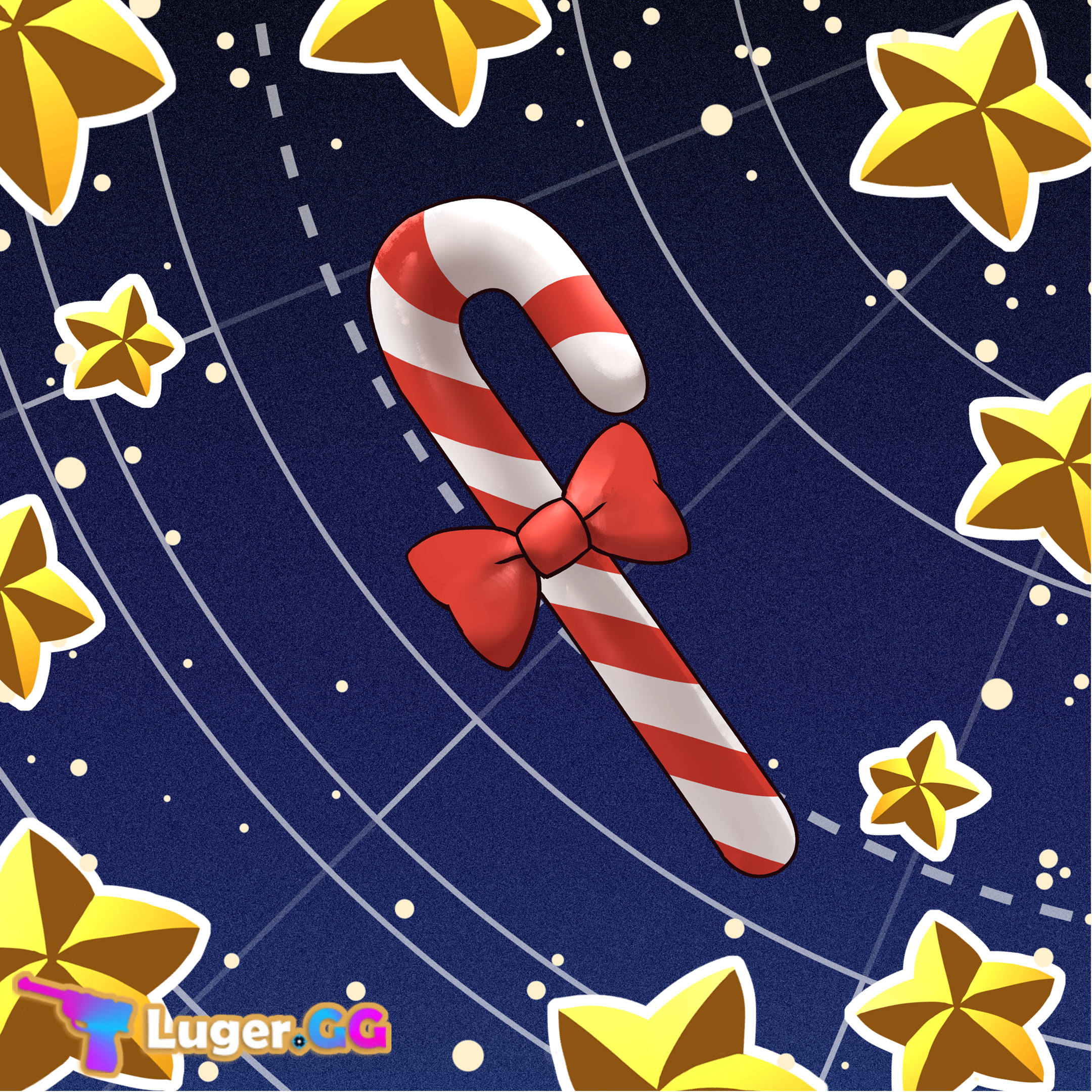 Candy Cane Knife