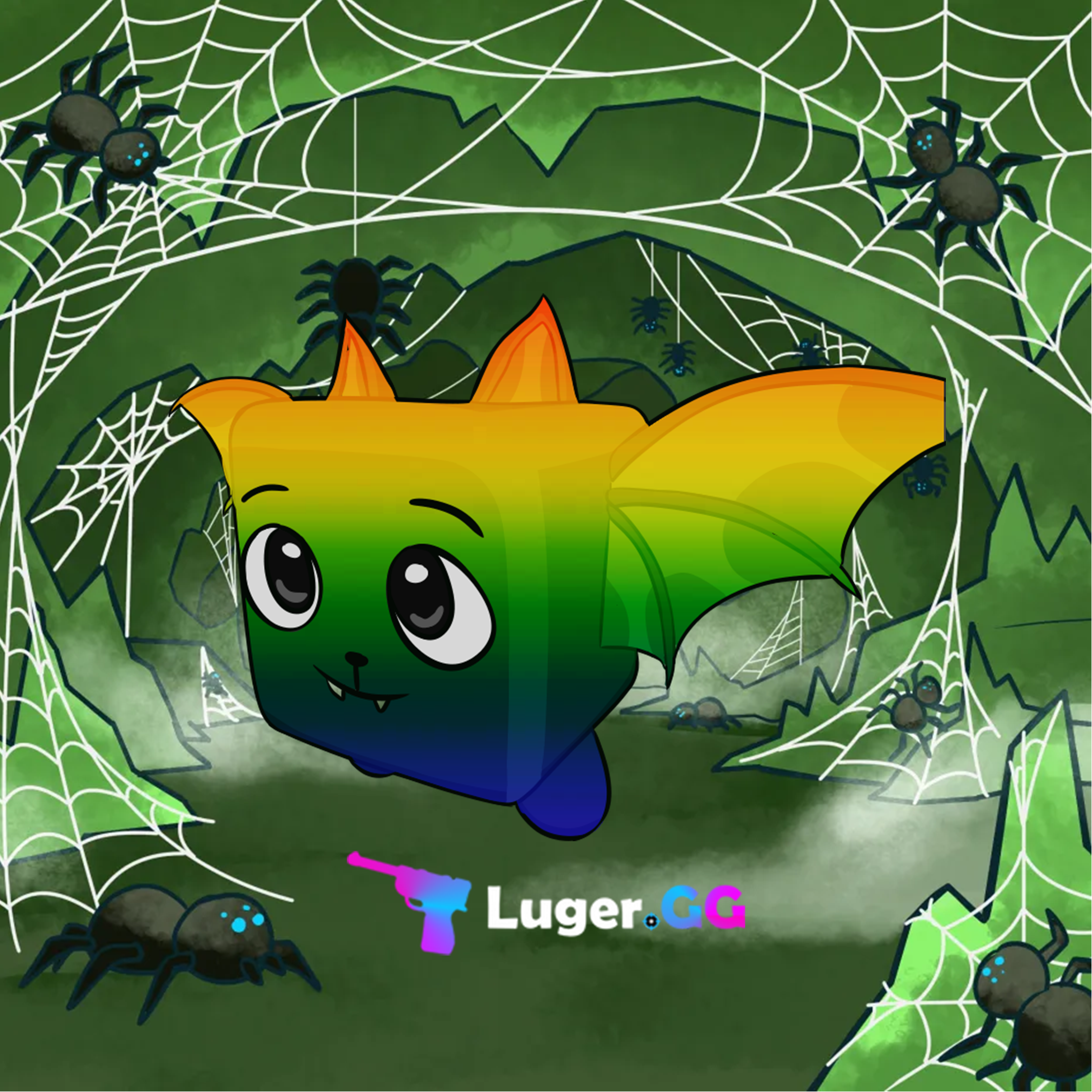 Chroma Fire Bat Pet