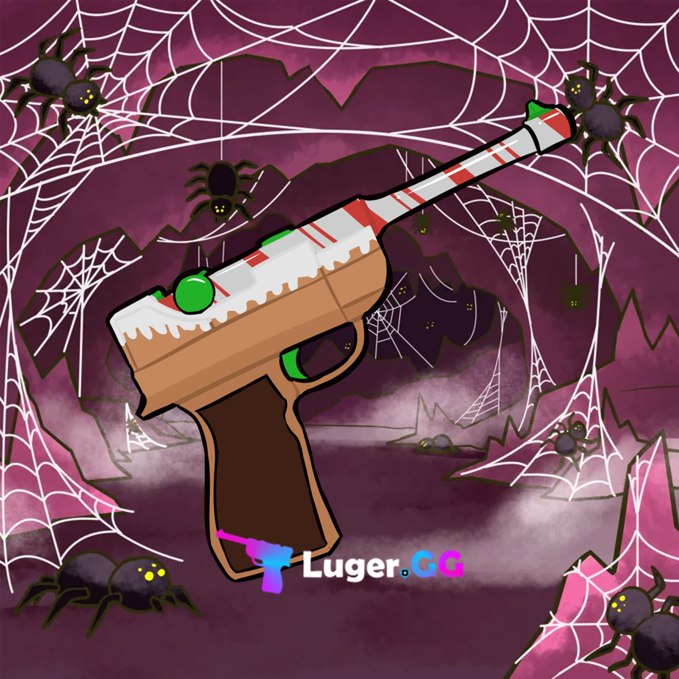 Ginger Luger Gun