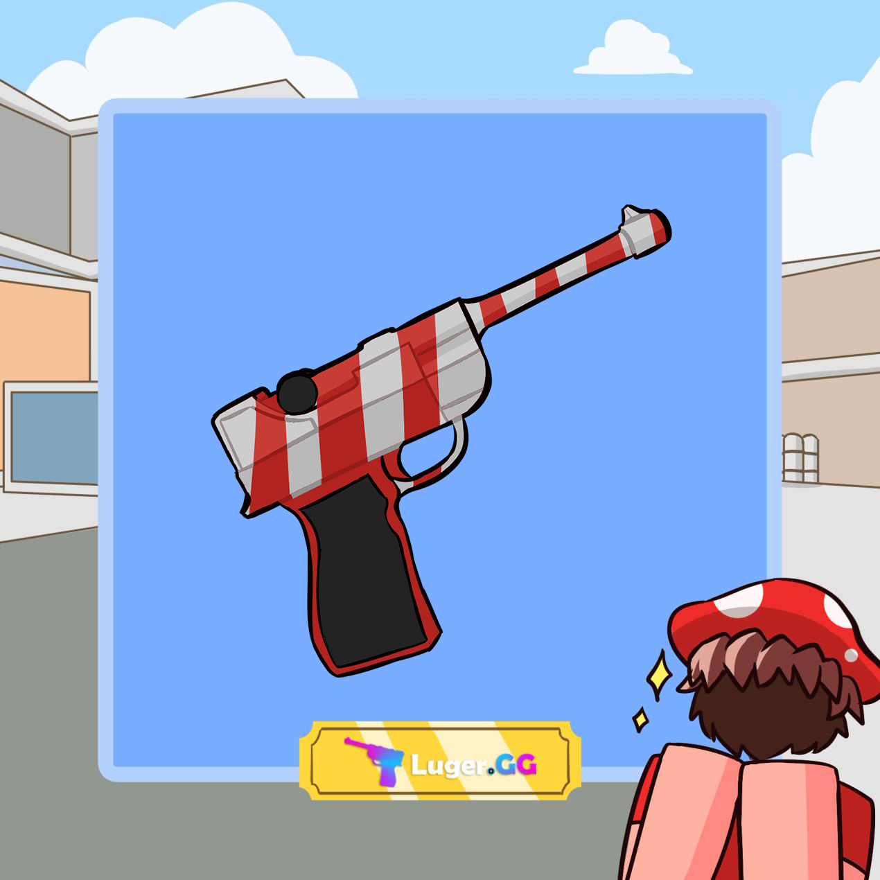 Lugercane Gun