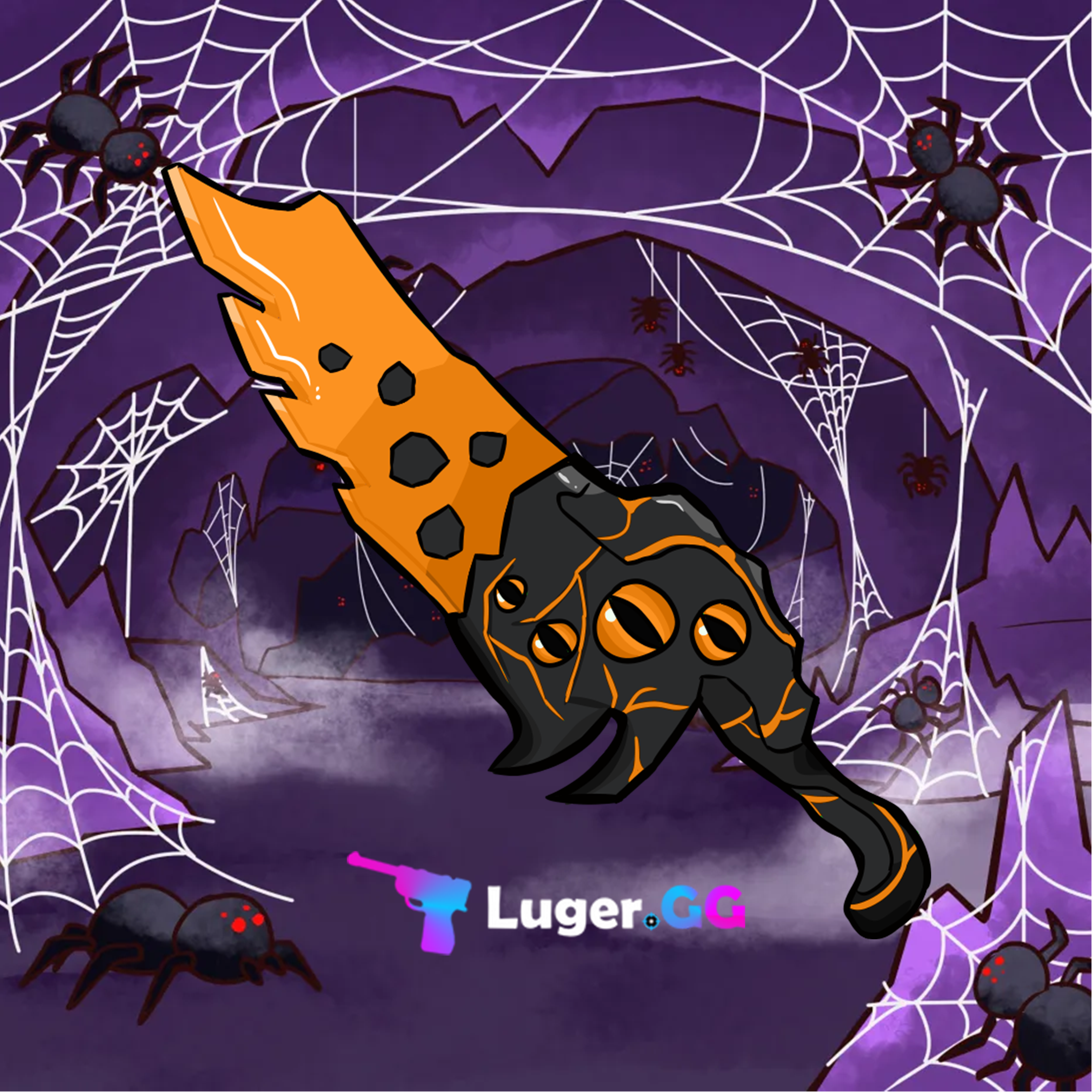 Orange Seer Knife