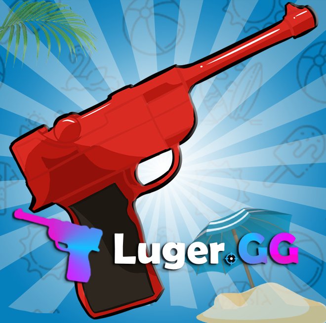 Red Luger Gun