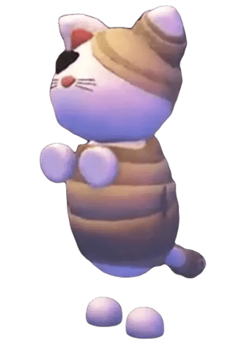 MFR Halloween White Mummy Cat