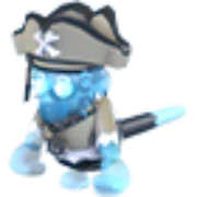 NFR Pirate Ghost Capuchin Monkey - Adopt Me