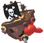 NFR Pirate Hermit Crab - Adopt Me