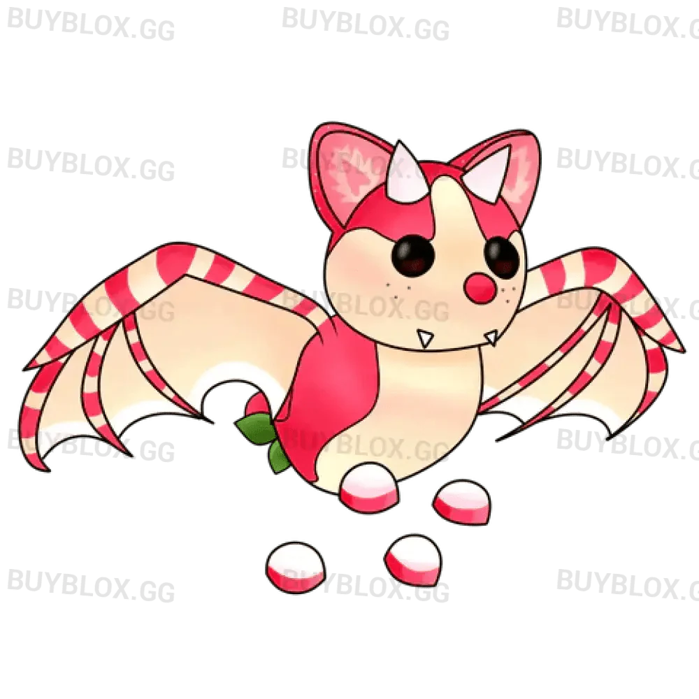 NFR Strawberry Shortcake Bat Dragon - Adopt Me
