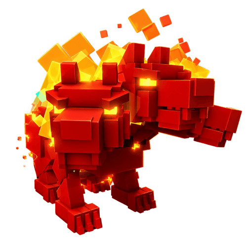 Rainbow Hatched Cerberus